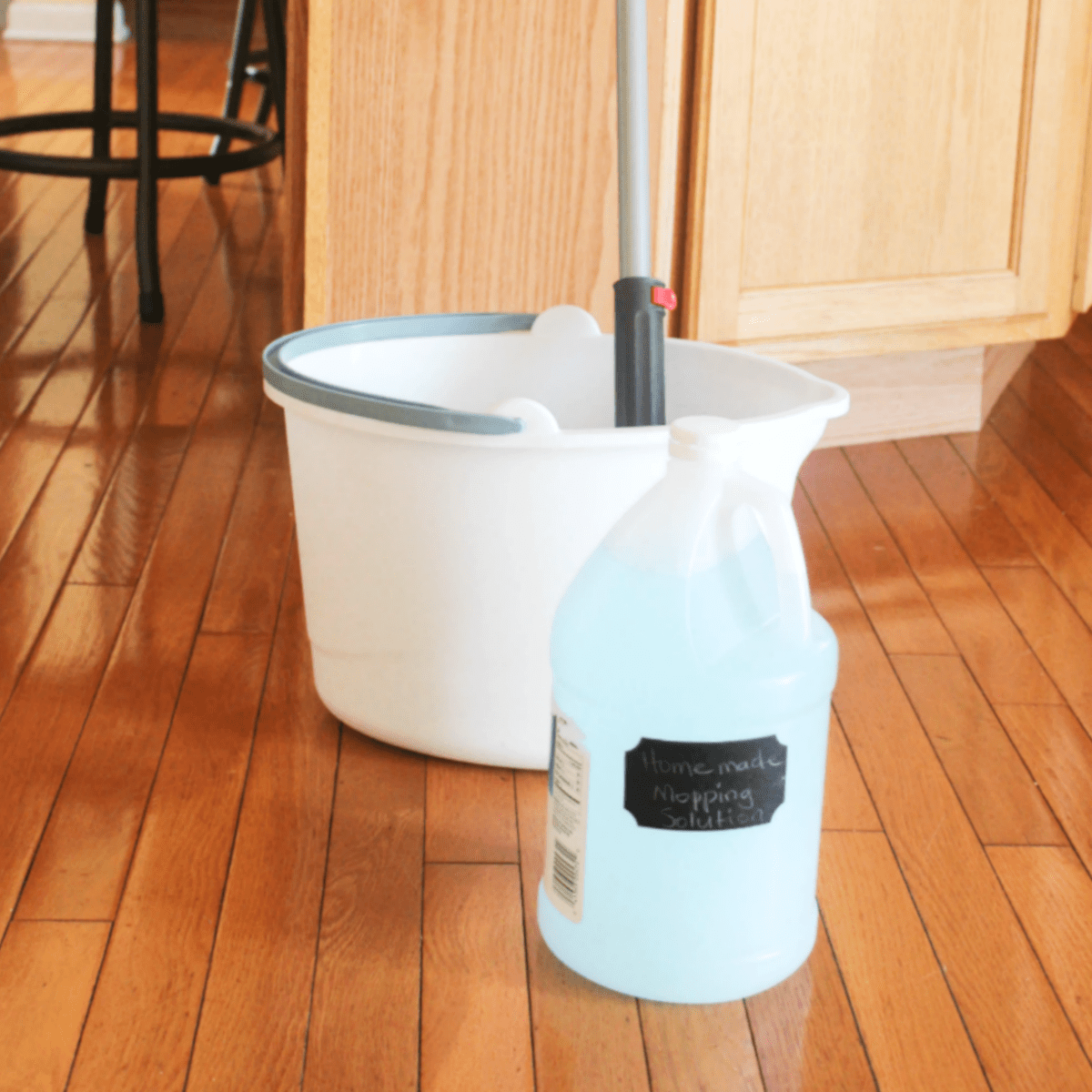 Homemade Mopping Solution 